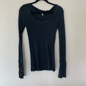 Free People black thermal